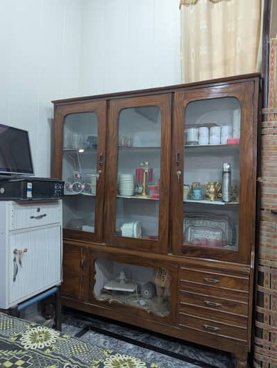Pure Chinoti Wooden Showcase/ Bookrack