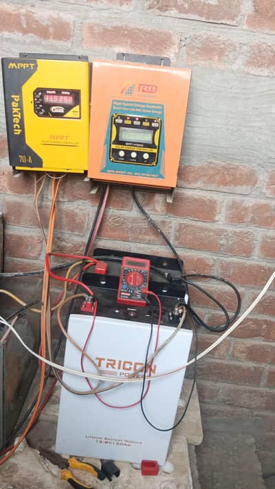 12.8v 150ah ki 2 battery ha . bilkul new 2 weak used