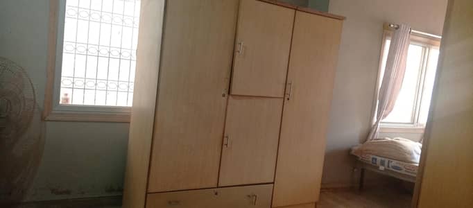 3 Door Wooden Wardrobe - Used