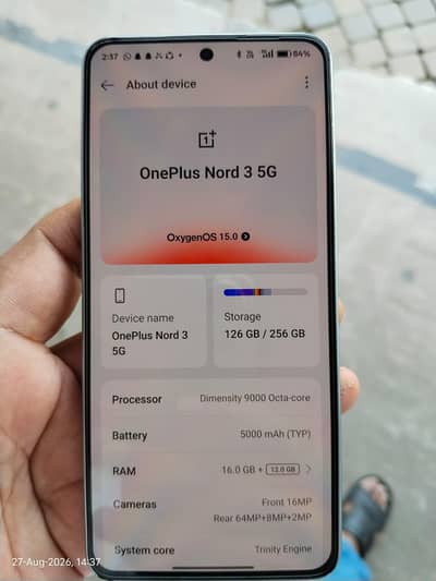 One Plus Nord 3. . . . . 16/256
