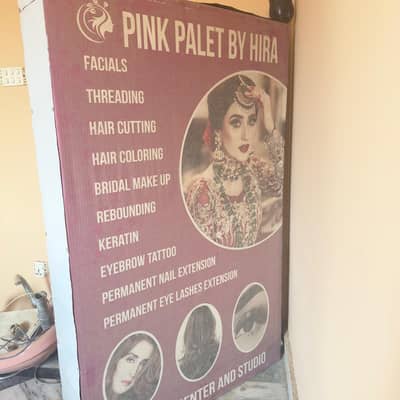 beauty parlour sign board for sale