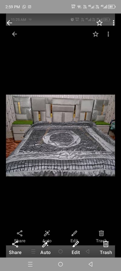 king bed