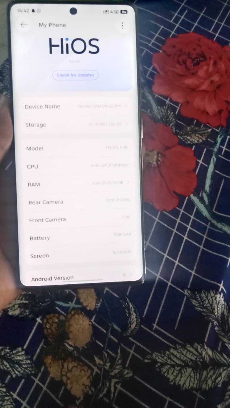 Tecno CAMON 40 Pro 7
