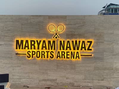 3D sign board
