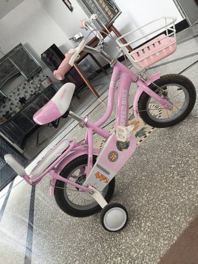 pink and white cycle