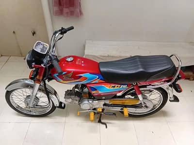 Honda CD 70 cc brand new. avaialable