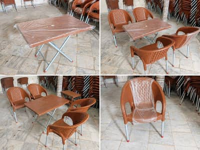 dining table set plastic body