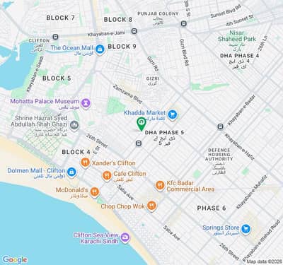 800 Sq. Yd. Plot Price - Bungalow 27th Street, DHA Phase 5 Karachi