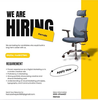 Required Female for Home Based