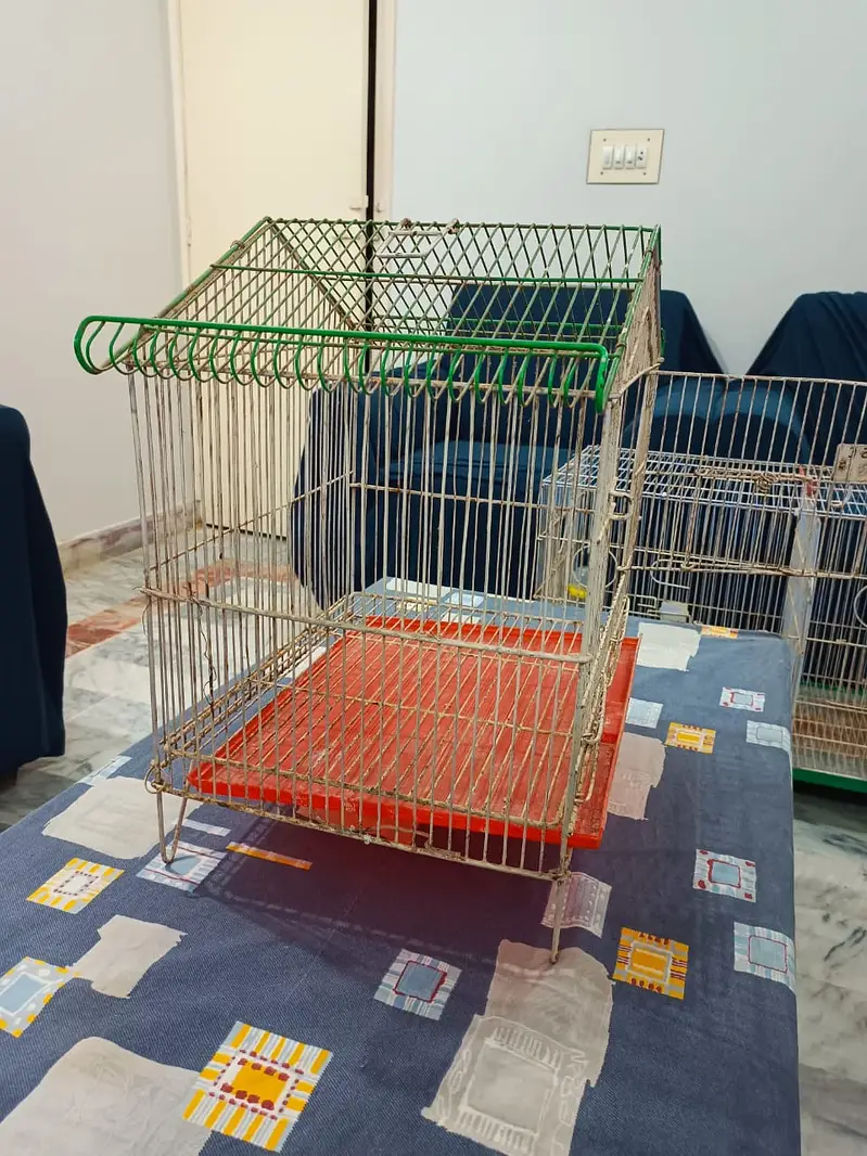 2 USED Bird Cages for Sale – Big + Small, Spacious & Practical — photo 3