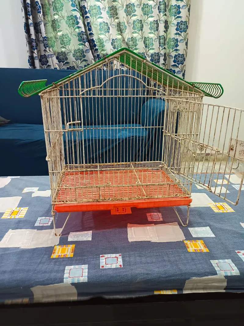 2 USED Bird Cages for Sale – Big + Small, Spacious & Practical — photo 6