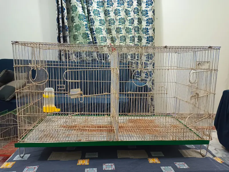 2 USED Bird Cages for Sale – Big + Small, Spacious & Practical — photo 8