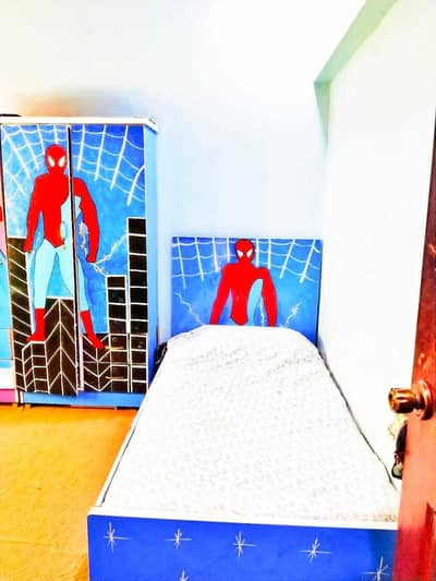2 Beds + 2 Cupboards (Boy+Girl)