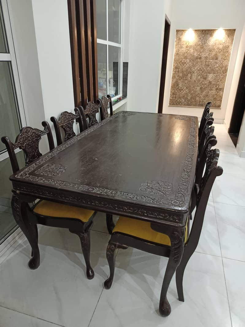 Pure Solid Wood Dining Table 0