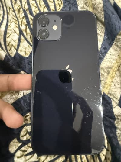 Apple iPhone 12 black jv 64gb 97BH 3utool 100score waterpack 9.5/10