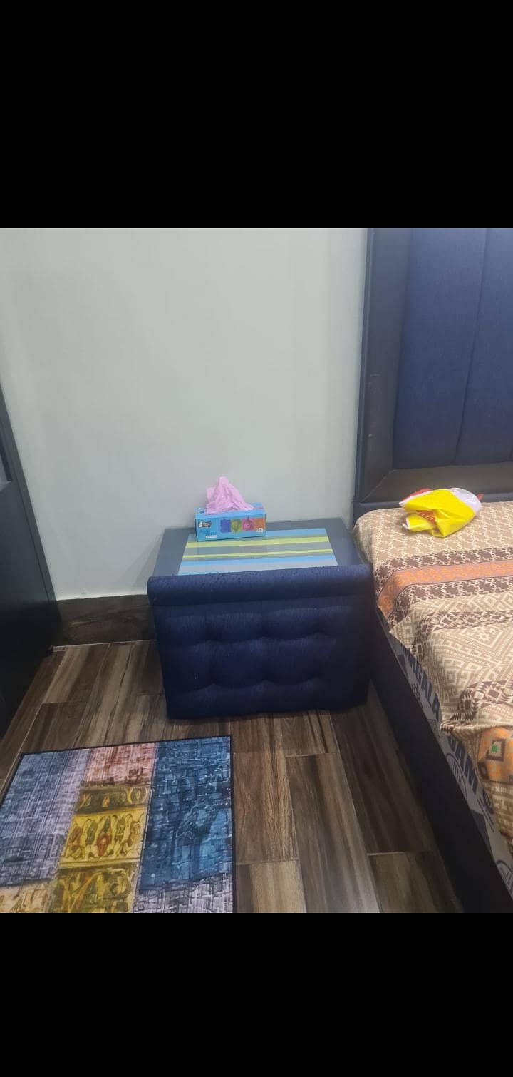 bed with side tables 1