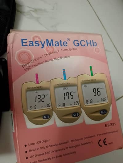 Easymate Glucose, Cholesterol & Hemoglobin Kit