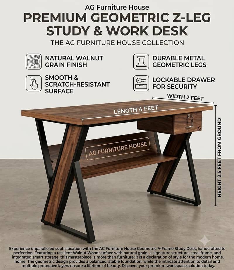 premium design computer table luxury office table computer study table 0