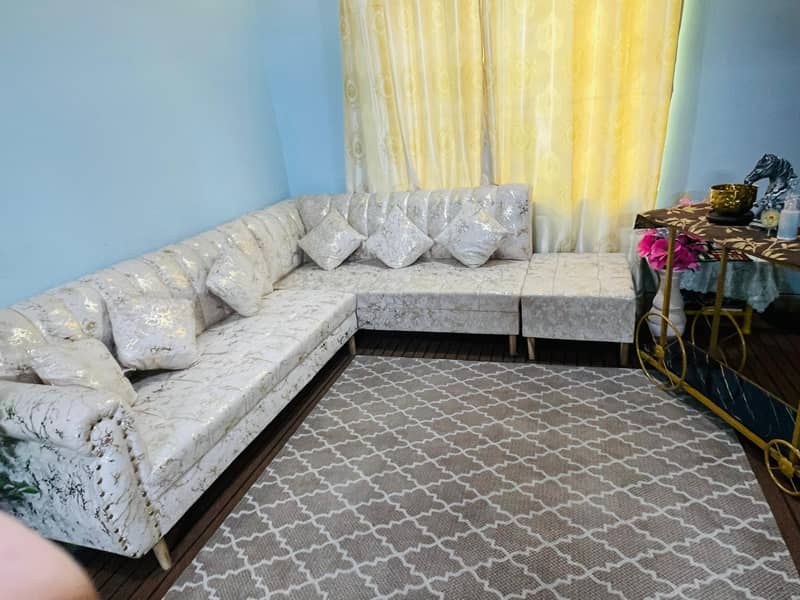 l shape  sofa set 1