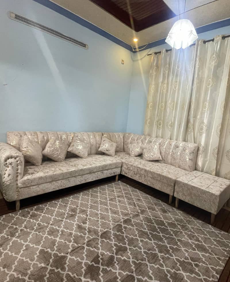 l shape  sofa set 5