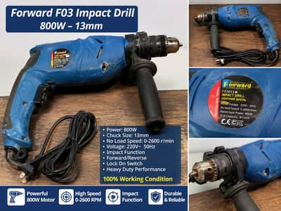 Forward F03 800W Professional Impact Drill 13mm