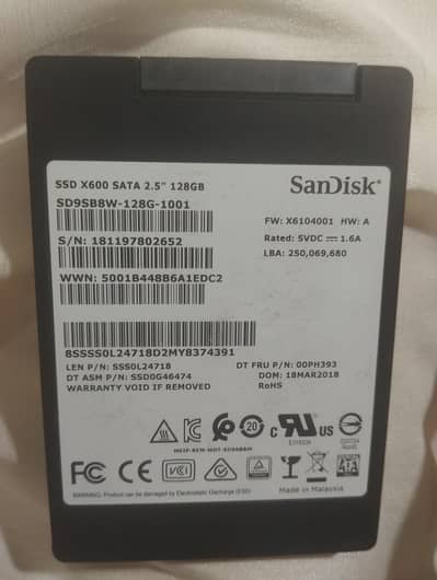 SanDisk 128gb SSD