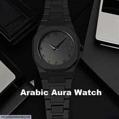 special Arabic Aura  watch  Waterproof Wrist Watch: Trending Matte Finish Luxury Timepiece for Men & Boys