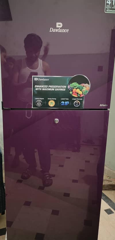 Dawlance Refrigerator 9169WBGD Pearl Burgundy – Excellent Condition