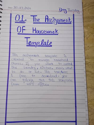 assignment work