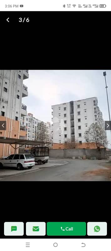 Flat for sale in i-16 pha apartment Islamabad