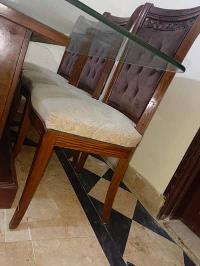 solid wood dining table