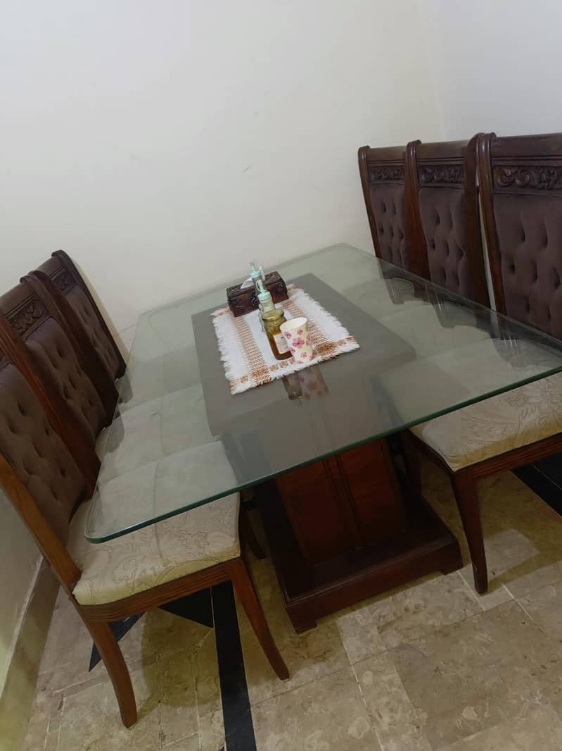 solid wood dining table 1
