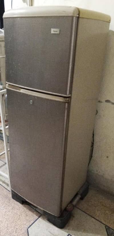 used small fridge 2 door cooling ok hai
