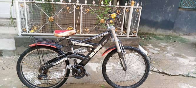 Dolphin river bicycles for sale best condition black and silver colour