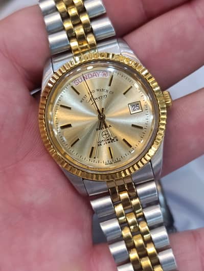 WEST AND WATCH SOVAR AUTOMATIC PRESIDENT ROLEX SHAPE