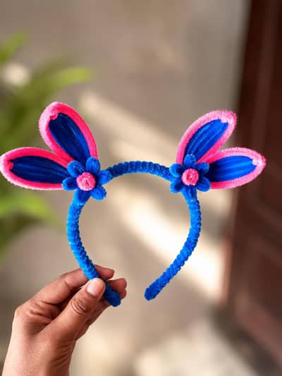 Handmade Pipe Cleaner Hair Bands 