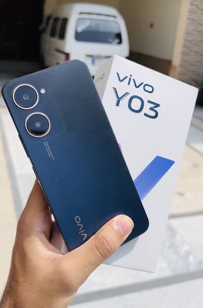 Vivo Y03 with box charger