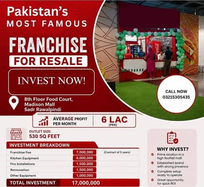 Running restaurant for sale