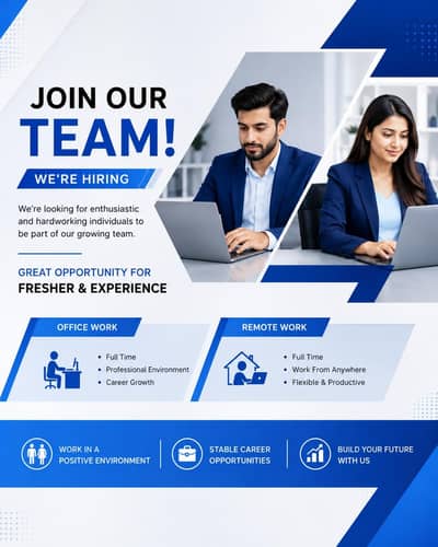 Full Time, Part Time & Online Jobs – Males & female