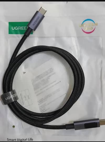 Ugreen uno usb c to c charger with display 1 meter