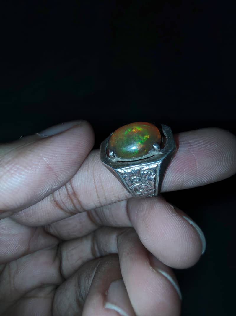 Fire Opal Ring 1