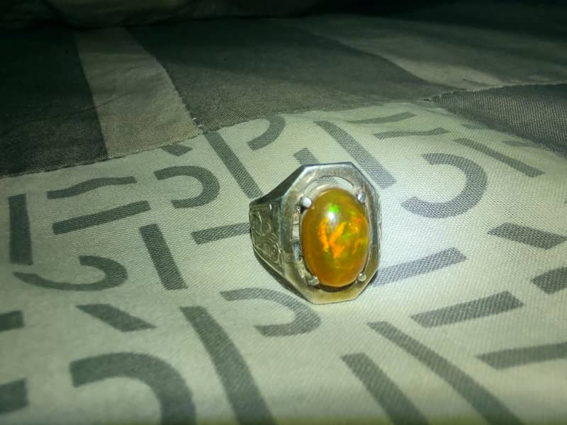 Fire Opal Ring 5