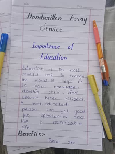 Assignment, Essay writing