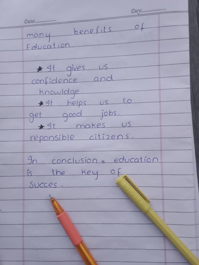 Assignment, Essay writing 1