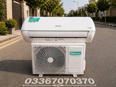 Hisense 1.5 ton AC DC inverter (0336/7070/370) Zabardast Cooling