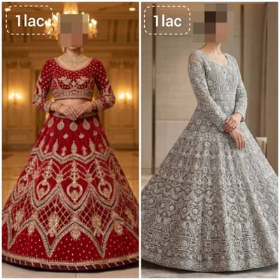 Bridal Dress | Wedding Dress | Bridal Dress| Barat Dress | Walima Mexi