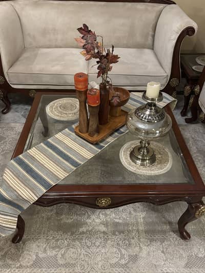 Pure Wood Center Table and Side tables
