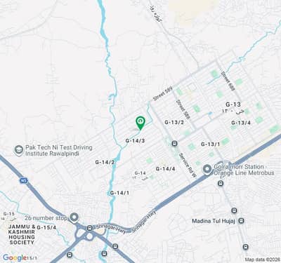 14 Marla Plot For Sale in G-14/3 Islamabad