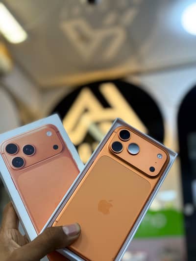 Apple iPhone 17 Pro Max like new 100 health Factory Unlock box cosmic