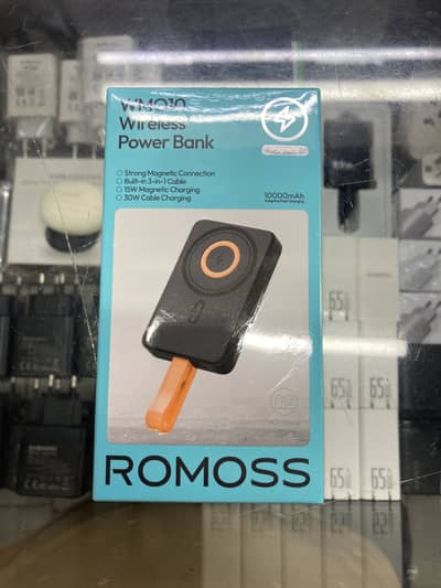 Romoss original power bank with wireless charging